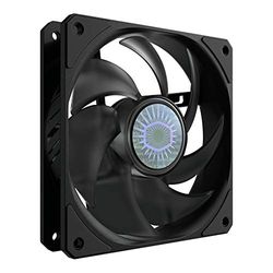 Cooler Master SickleFlow 120 V2 Zwarte behuizing & koelventilator - met verbeterde air balance blades, 62 CFM, 2.5 mmH2O, 8 tot 27 dBA - zwart, 120mm