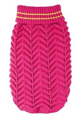 Record - Dolly hondentrui met kanten afwerking met opstaande kraag voor een romantische en elegante stijl, gatlijn en machinewasbaar | fuchsia, XXS