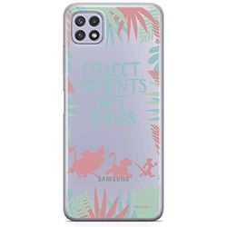 ERT GROUP mobiltelefonfodral för Samsung A22 5G originalt och officiellt licensierat Disney mönster The Lion King 002 optimalt anpassad till formen på mobiltelefonen, gedeeltelijk transparant