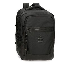 joumma bags,s.l. Adept Luke Backpack for Laptop Backpack, black, triple backpack