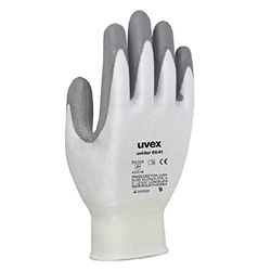uvex Guanti HPPE/PU-glove,Unidur 6641 Unisex 11,Bianco/Grigio