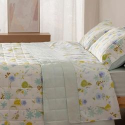 Burrito Blanco | Copriletto Boutí | Letto da 150 a 160 cm. (+misure disponibili) | Design 140 | Colore verde (150-160x190/200cm.)