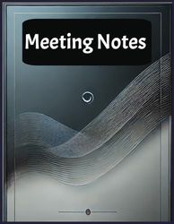 A4 Meeting Notebook: Professional notebook/notepad for documenting key information from meeting and to support chairing meetings