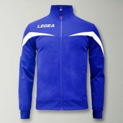 LEGEA Chaqueta Salvadora Giacca SALVATRICE, Blu Chiaro-Bianco, 3XS Unisex-Adulto