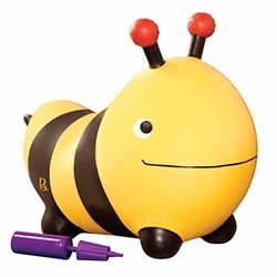 B. toys – Juguete saltarin inflable de abeja – Salta con el Hipopótamo – Saltarín inflable – Bomba de aire incluida – 18 meses + – Bee Hopper Juguete