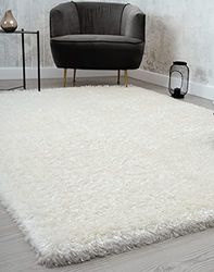MIA's 80123 60-Cream 120x160 Teppiche Tapijten Fiona tapijt woonkamer, slaapkamer crème 120x160 cm hoogpolig, 80123 60-crème 120x160