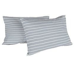 Italian Bed Linen MB Home Italy, Taies d’oreillers “Printed Colors”, Division Bleu, 52 x 82 cm