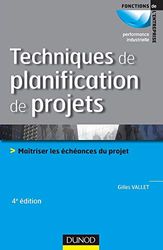 Techniques de planification de projets - 4ème édition
