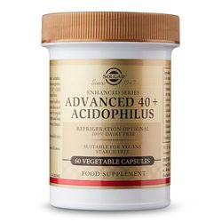 Solgar | Advanced 40+ Acidophilus | Suplemento Alimenticio que Aporta Microorganismos al Cuerpo | Con Cepas LA-5, BB-12, L.CASEI 431 | Para Hombre y Mujer | 60 Cápsulas