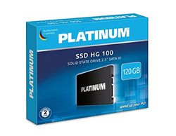 Platinum HG100 │2,5 inch interne SSD harde schijf │ 120 GB │ voor notebook, laptop en pc, SATA III