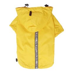 Puppia Base Jumper Regenjas, klein, geel