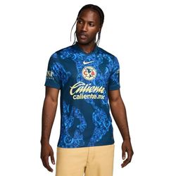 Nike Club America skjorta Ca M Nk Df JSY Ss Stad Aw, Valerian blå/citron chiffong, FN8791-478, 3XL