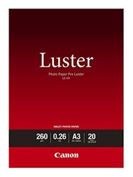 Canon Luster 242X061 Fotopapper, Vit, A3 x 20 ark