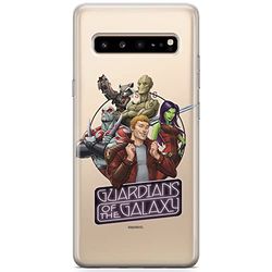 ERT GROUP Custodia per Samsung S10 5G Originale e Ufficiale Marvel Modello Gaurdians of The Galaxy 009 perfettamente adattato alla forma del telefono cellulare, parzialmente trasparente