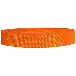 Strapworks Reggiatura in poliestere per riparazione di attrezzi fai da te all'aperto, collari per animali domestici, artigianato, pp, arancione, 1,9 cm x 47 m
