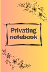 Private book,: Private Notebook, Journal, Organizer, Small notes, 60 Pages Paperback (6"x9")