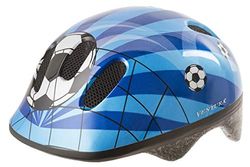 M-Wave Kinderfietshelm SOCCER, blauw, 50-57 cm