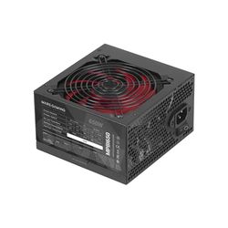 Mars Gaming MPIII650, PC ATX 650W Power Supply, 5 Years Warranty, 85% Efficiency, Digital APFC System, 120mm AI-RPM FDB Fan, DC-DC and SMD Technologies, Extra-Long Flat Cables, Black