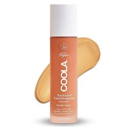 Coola Rosilliance SPF 30 BB+ Mineral Tinted Sunscreen, Sheer and Luminous Finish, 70 Percent + Organic and Dermatologist Tested, Golden Hour, 44 ml