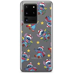 ERT GROUP Custodia per Samsung S20 Ultra Originale e ufficiale Disney Stitch 009 si adatta perfettamente alla forma del telefono cellulare, parzialmente trasparente