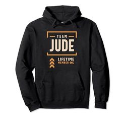 Miembro vitalicio del Team Jude Nombre divertido: Jude Sudadera con Capucha