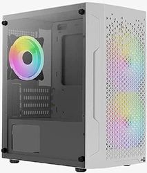 Aercool Trinity Mini-Tower V2, Tempered Glass - white