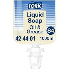 Tork Savon liquide huile et graisse S4, testé dermatologiquement, 6 x 1000 ml, 424401