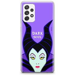 ERT GROUP mobile phone case for Samsung A52 5G / A52 LTE 4G / A52S 5G original and officially Licensed Disney pattern Maleficent 001 adapted to the shape of the mobile phone, case made of TPU