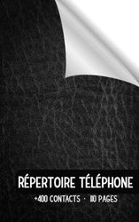 Répertoire téléphone: Répertoire Téléphonique avec Index Alphabétique de A à Z à remplir, Des Pages pré-remplies Facile à utiliser | Carnet de contacts et d'adresses, 416 Entrées - Format Pratique