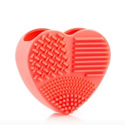 InnovaGoods Limpador de pincéis e pincéis de maquilhagem Heart - 1 unidade