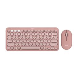 Logitech Pebble 2 Combo - Layout Internazionale QWERTY, Rosa