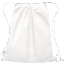 Rayher 38693102 Sacca A Spalla Per Palestra Con Cordino, Cotone Bianco, Dimensioni: 38 x 42 cm (Confezione da 2)