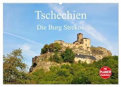 Tschechien - Die Burg Strekov (Wandkalender 2025 DIN A2 quer), CALVENDO Monatskalender: Das beliebte Ausflugsziel Burg Schreckenstein