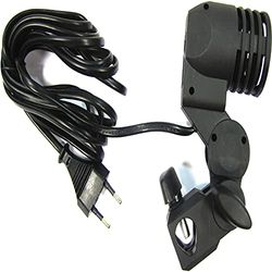 BeMatik - Rótula de guarda-chuva com 1 rosca E27 para lâmpada ou flash