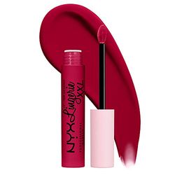 NYX Professional Makeup, läppstift med en matt finish, framhäver läpparnas form och får dem att verka fylligare, Lip Lingerie XXL, nyans: Stamina, 4 ml