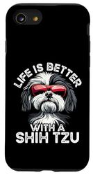 Life Is Better With A Shih Tzu Dog Lover Case for iPhone SE (2020) / 7 / 8