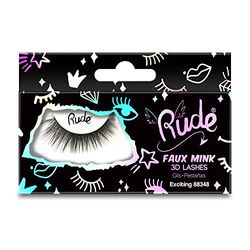 Rude Cosmetics Essential Faux Mink 3D Lashes - Exciting For Women 1 Pc Pair
