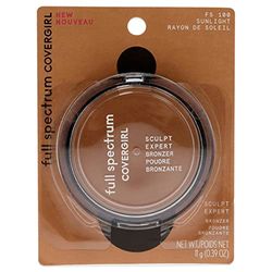 CoverGirl Sculpt Expert Bronzer - 100 Sunlight For Women 0.39 oz Bronzer