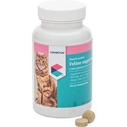NutriCareVet Support Peau et Pelage pour métabolisme de la Peau et du Pelage chez Le Chat 190 comprimés à mâcher