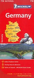 Michelin Germany/ Allemagne: 718 National, Road and Tourist Map