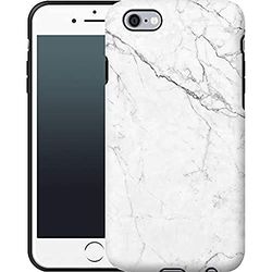 Premium mobiltelefonfodral vit marmor Apple iPhone 6