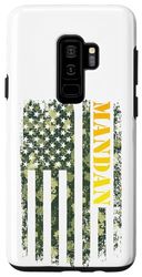 Galaxy S9+ Mandan North Dakota Camouflage Usa Flag Case