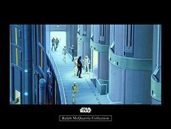Komar väggbild Star Wars Classic RMQ Prison Elevator | Barnrum, Ungdomar, dekoration, konsttryck | utan ram | WB155-40x30 | Storlek: 40 x 30 cm (bredd x höjd)