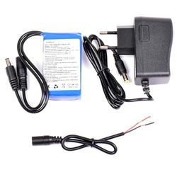 AFTERTECH Paquete de batería de 12 V 2000 mAh 2 Ah Recargable de Litio 79 x 43 x 18 mm G1D4