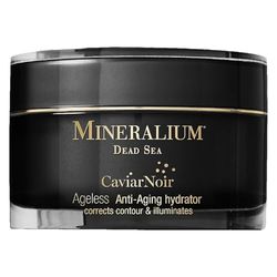 Mineralium - Hydratant Anti-Âge Ageless à l'Extrait de Caviar - Corrige le Contour et Illumine - Vitamines C et E, Collagène, Minéraux de la Mer Morte - 50ml