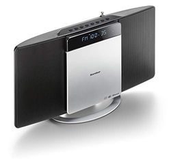 Karcher MC 6580D Système Compact (avec Lecteur CD, chaîne stéréo Verticale, Bluetooth et réveil, Radio FM et Dab+, mémoire des Stations, Lecture MP3 Via USB) Noir