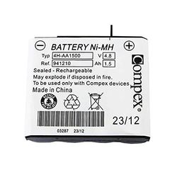 Compex 941210 Batteria Standard Ni-MH, 4H-AA 1500 a 4 cellule, colori assortiti