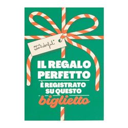 Mr. Wonderful - Kaart met audio-berichten recorder - Het perfecte cadeau staat op deze kaart opgenomen - Kerstkaart