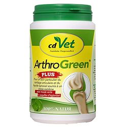 cdVet ArthroGreen Plus 150g - complément alimentaire naturel et efficace pour soutenir les articulations des chiens et des chats avec des vitamines et des minéraux