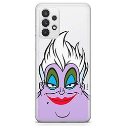 ERT GROUP mobiltelefonfodral för Samsung A32 4G LTE originalt och officiellt licensierat Disney mönster Ursula 002 optimalt anpassad till formen på mobiltelefonen, gedeeltelijk transparant